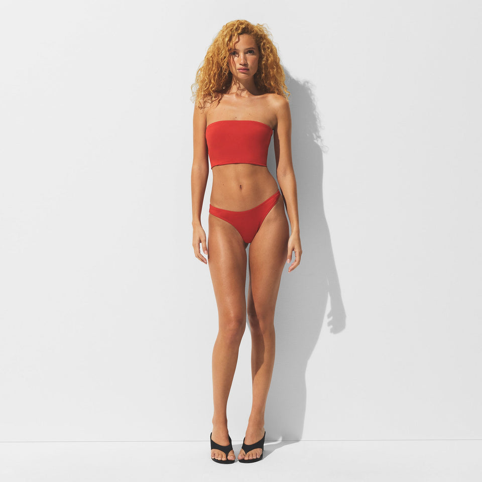 ICONIC SWIM CONVERTIBLE BANDEAU BIKINI TOP | TERRA