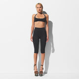 SIGNATURE SWIM HALTER SCOOP BIKINI TOP | ONYX