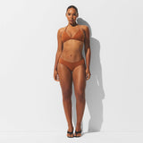 ICONIC SWIM PUSH-UP TRIANGLE BIKINI TOP | BRONZE