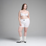 DOLCE&GABBANA X SKIMS COTTON JERSEY BOXER | SNOW