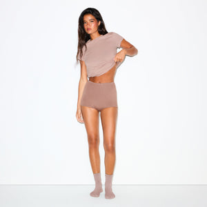 PERIOD PANTIES BOY SHORT | UMBER