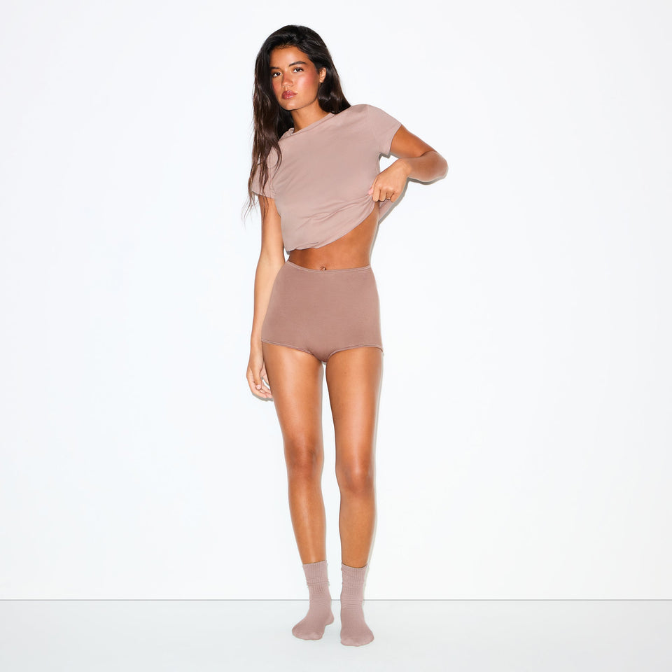 PERIOD PANTIES BOY SHORT | UMBER