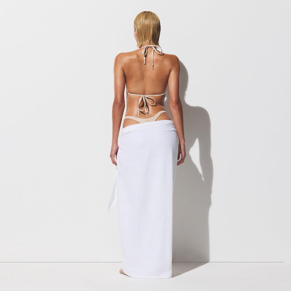 TERRY COVER-UPS SARONG | SNOW