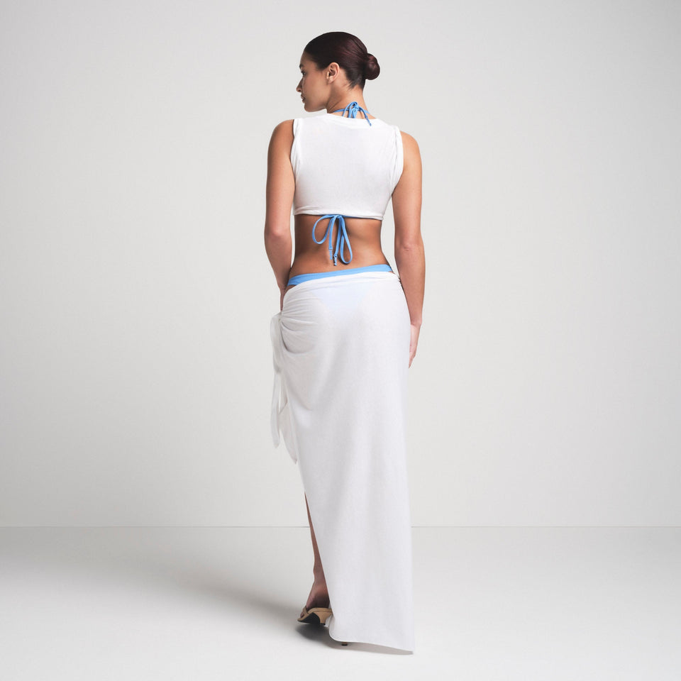 COTTON COVER-UPS TIE SARONG | SNOW