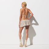 TERRY COVER-UPS MICRO SKIRT | STONE