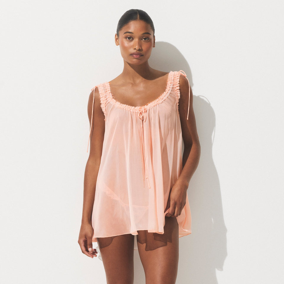 SKIMS ROMANCE MINI DRESS | PRIMROSE