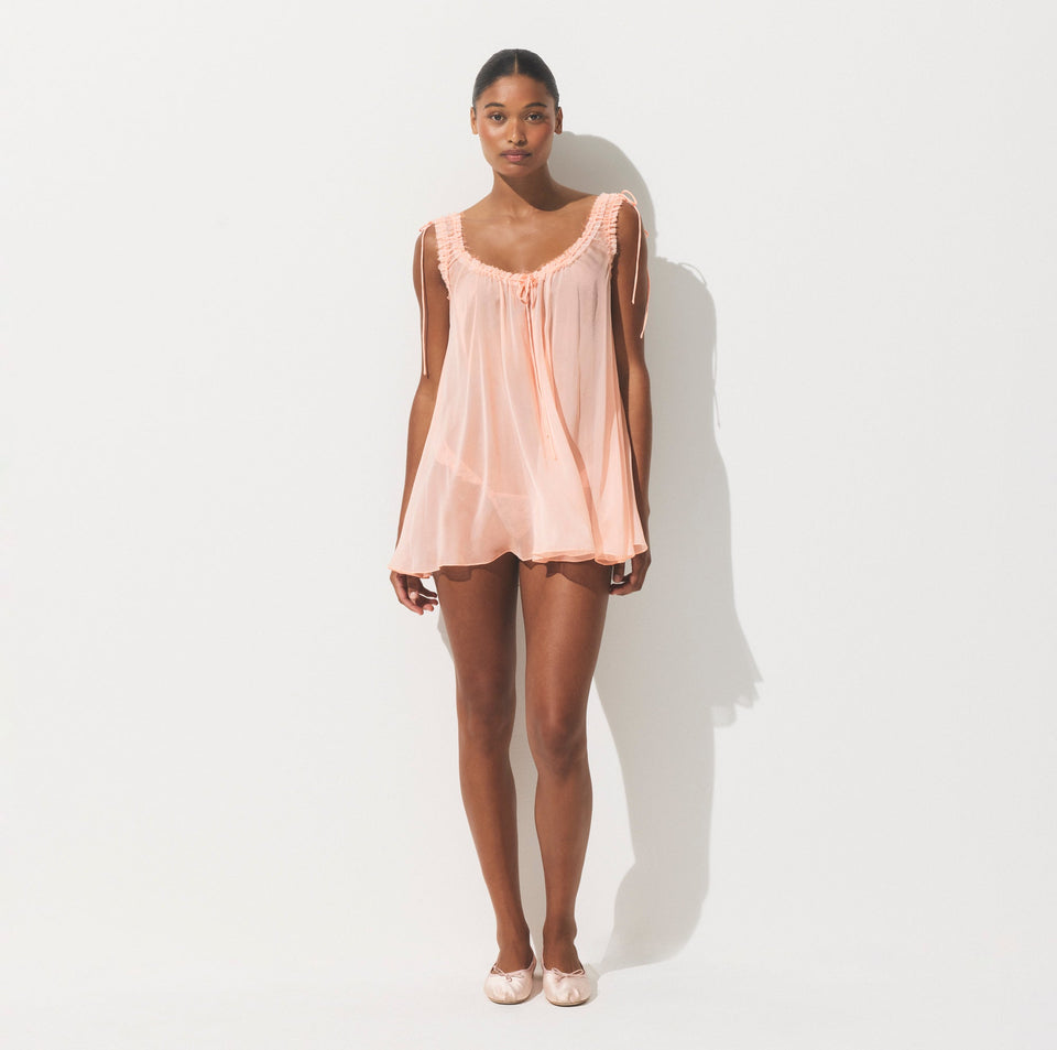 SKIMS ROMANCE MINI DRESS | PRIMROSE
