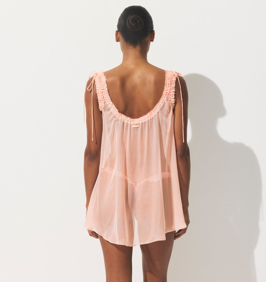 SKIMS ROMANCE MINI DRESS | PRIMROSE