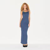 COTTON RIB LONG CAMI DRESS | HARBOR