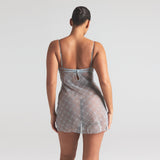 SPRING INTIMATES UNDERWIRE SLIP DRESS | MERCURY BOW TULLE
