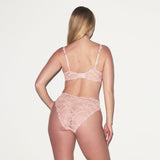 STRETCH LACE UNLINED FULL COVERAGE BRA | MORGANITE