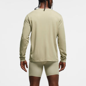 SKIMS COTTON MENS CLASSIC LONG SLEEVE T-SHIRT | PHOSPHORUS
