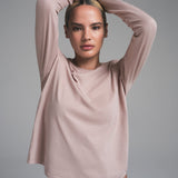 RELAXED TEES LONG SLEEVE T-SHIRT | FAWN