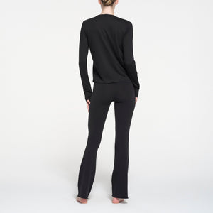 RELAXED TEES LONG SLEEVE T-SHIRT | ONYX