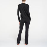 RELAXED TEES LONG SLEEVE T-SHIRT | ONYX