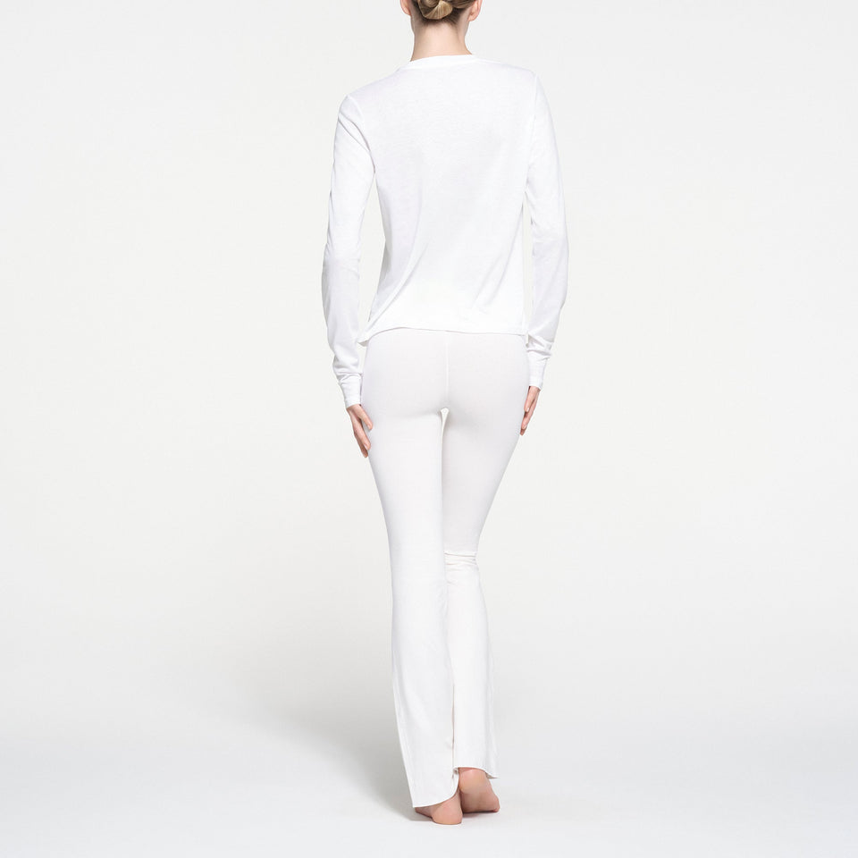 RELAXED TEES LONG SLEEVE T-SHIRT | SNOW