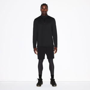 OUTDOOR JERSEY MENS QUARTER ZIP | ONYX