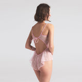 SPRING INTIMATES TEDDY | CHERRY BLOSSOM BOW TULLE