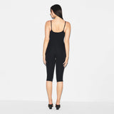 SMOOTH LAYERS CAPRI CATSUIT | OBSIDIAN