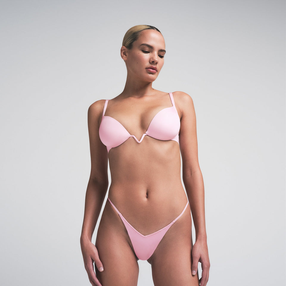 SKIMS ULTIMATE DEEP PLUNGE PUSH-UP BRA | CHERRY BLOSSOM