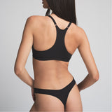 FITS EVERYBODY RACERBACK TRIANGLE BRALETTE | ONYX