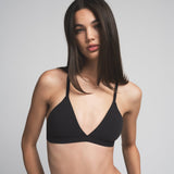 FITS EVERYBODY RACERBACK TRIANGLE BRALETTE | ONYX