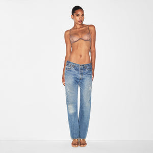 INVISIBLE PLUNGE BRA | UMBER
