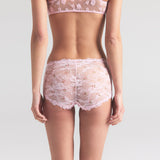 STRETCH LACE BOY SHORT | CHERRY BLOSSOM ROSEBUD PRINT