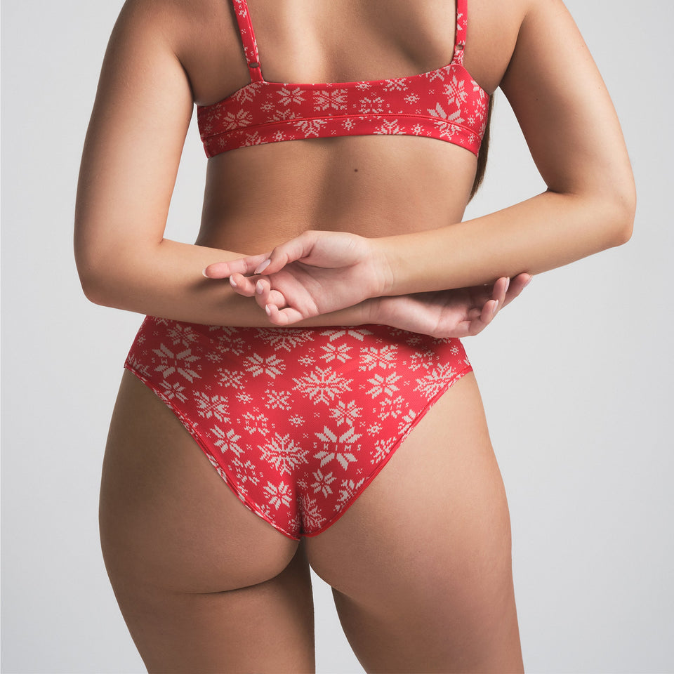 FITS EVERYBODY CHEEKY BRIEF 5-PACK | BRANDY MULTI