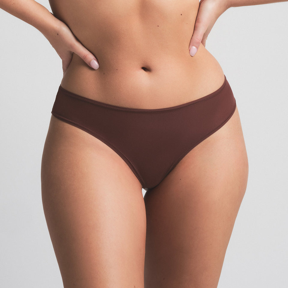 FITS EVERYBODY THONG 5-PACK | BRANDY MULTI