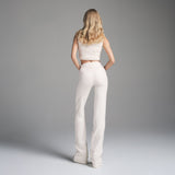 FLEECE LOUNGE PANT | ECRU