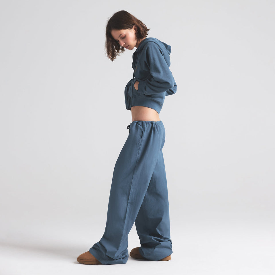 COTTON POPLIN STRAIGHT LEG PANT | HARBOR