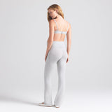 COTTON JERSEY MATERNITY FOLDOVER PANT | LIGHT HEATHER GREY