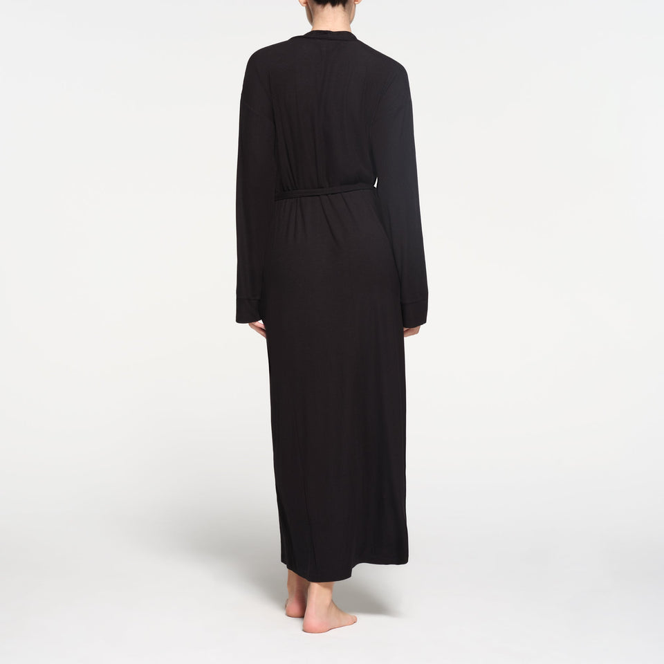 SOFT LOUNGE LONG ROBE | ONYX