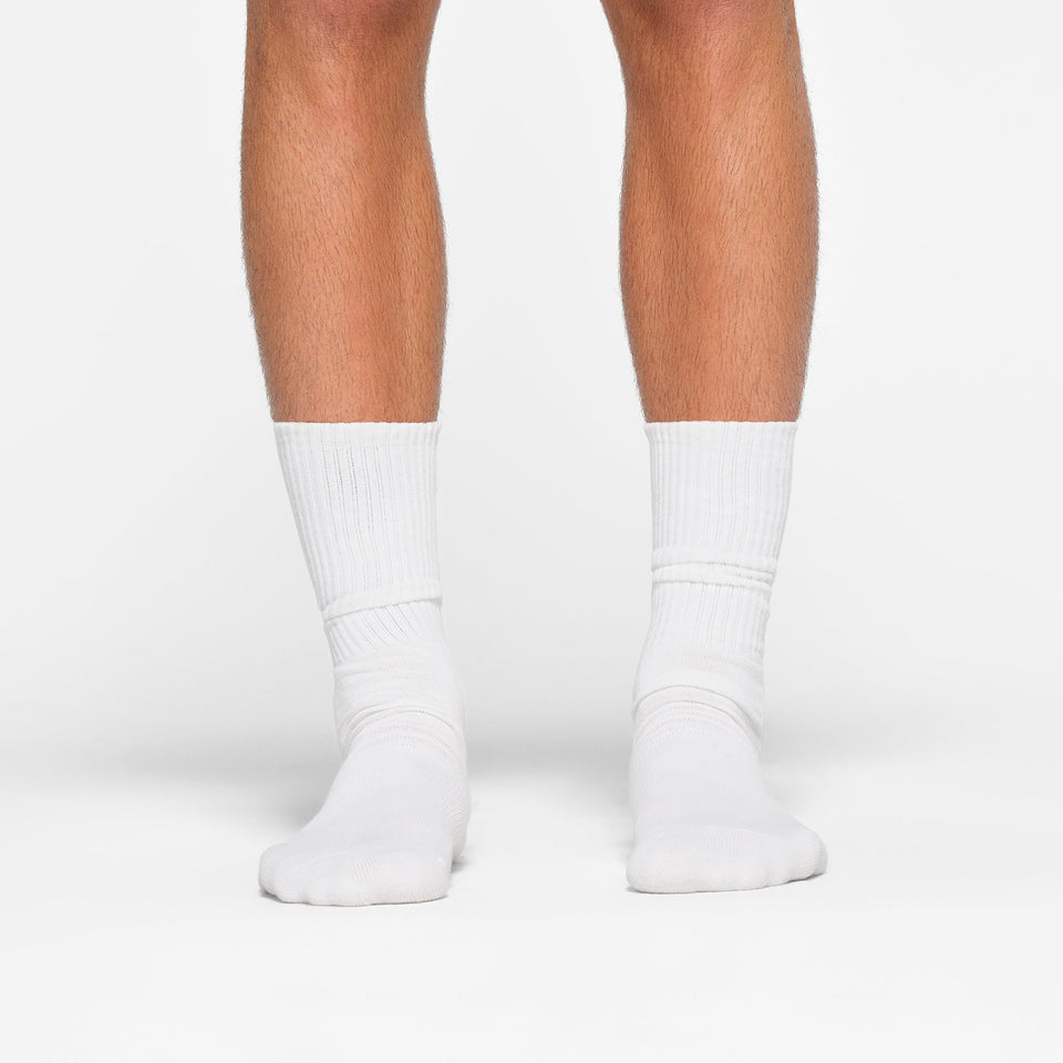 MENS TUBE CREW SOCK 3-PACK | CHALK