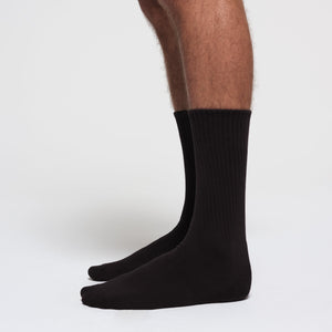 MENS TUBE CREW SOCK 3-PACK | ONYX