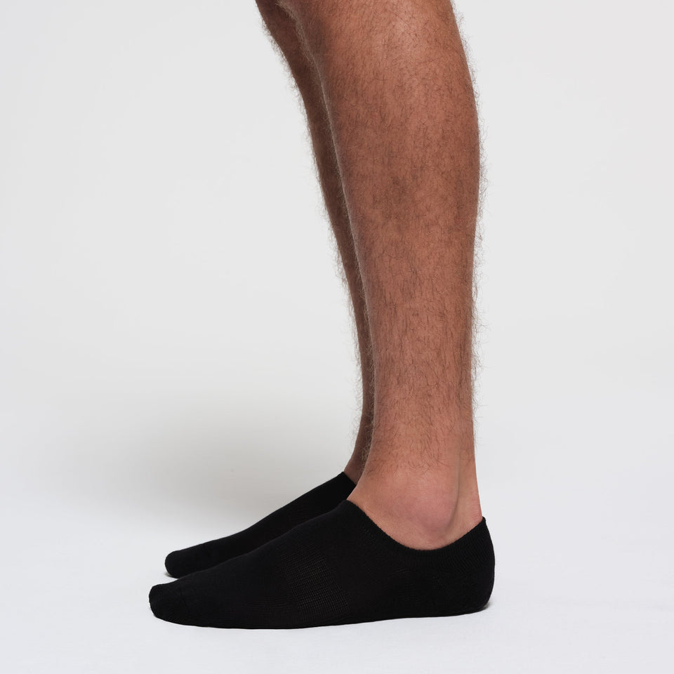 MENS NO SHOW SOCK 3-PACK | ONYX