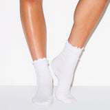 LETTUCE EDGE CREW SOCK 2-PACK | SNOW