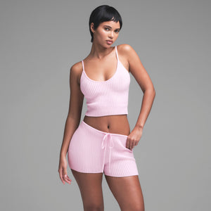 SWEATER KNIT SHORT | BABY PINK