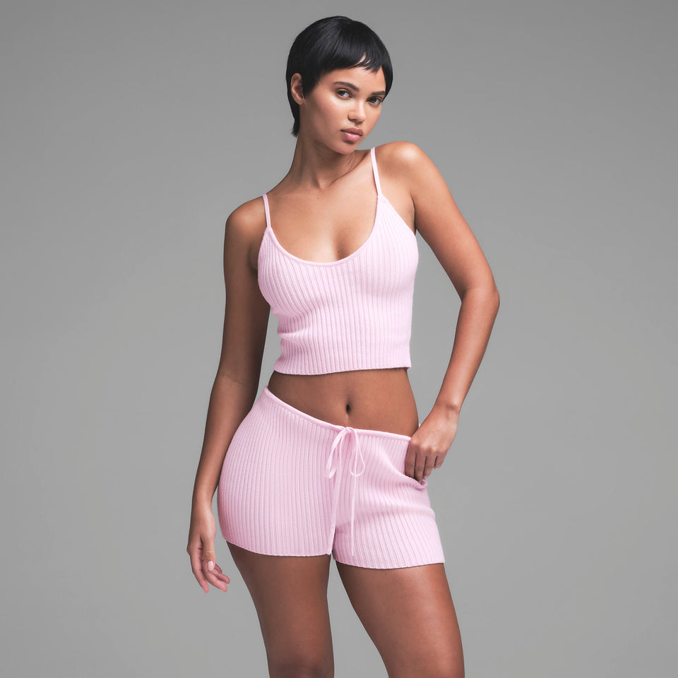 SWEATER KNIT SHORT | BABY PINK