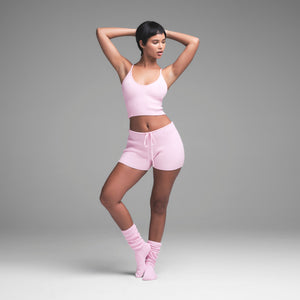 SWEATER KNIT SHORT | BABY PINK