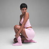 SWEATER KNIT SHORT | BABY PINK