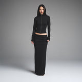 SKIMS CLOUD FOLDOVER SKIRT | ONYX