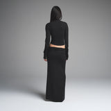 SKIMS CLOUD FOLDOVER SKIRT | ONYX