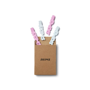 GETTING READY ACCESSORIES MATTE LOGO NO-CREASE HAIR CLIP 4-PACK | SNOW CHERRY BLOSSOM