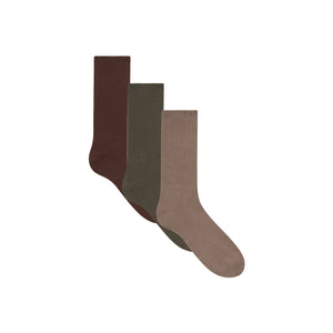 MENS TUBE CREW SOCK 3-PACK | OAKMOSS MULTI