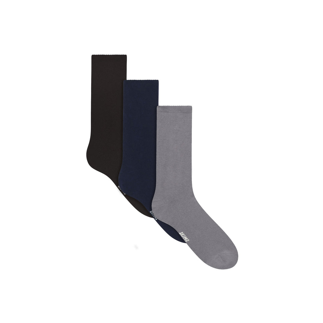 MENS DAY SOCK 3-PACK | GUNMETAL NAVY MULTI