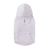 COTTON FLEECE PET HOODIE | LIGHT HEATHER GREY