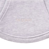 COTTON FLEECE PET HOODIE | LIGHT HEATHER GREY