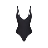 SKIMS BODY PUSH-UP THONG BODYSUIT | ONYX